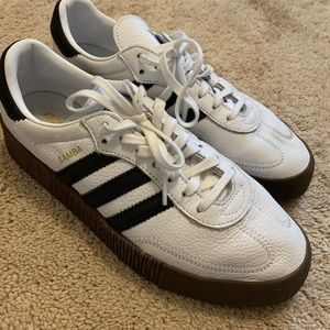adidas Shoes - Adidas white and black samba sneakers adidas Shoes - Adidas white and black samba sneakers